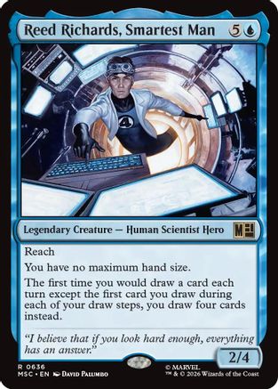 Reed Richards, Smartest Man (MSC-636) [Commander: Marvel Super Heroes]