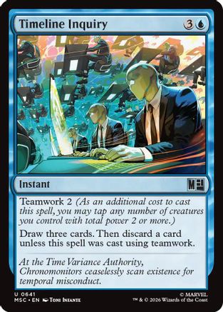 Timeline Inquiry (MSC-641) [Commander: Marvel Super Heroes] Foil