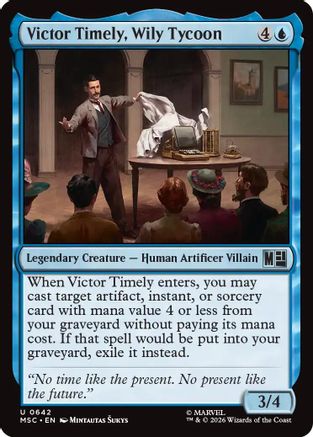 Victor Timely, Wily Tycoon (MSC-642) [Commander: Marvel Super Heroes]