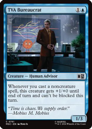 TVA Bureaucrat (MSC-761) [Commander: Marvel Super Heroes]