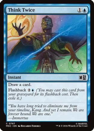 Think Twice (MSC-787) [Commander: Marvel Super Heroes]