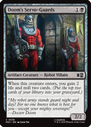 Doom's Servo-Guards (MSC-535) [Commander: Marvel Super Heroes]