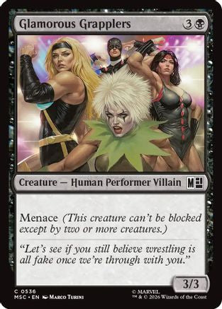 Glamorous Grapplers (MSC-536) [Commander: Marvel Super Heroes] Foil