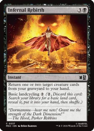 Infernal Rebirth (MSC-537) [Commander: Marvel Super Heroes] Foil