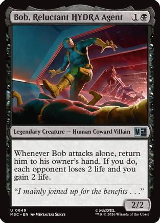 Bob, Reluctant HYDRA Agent (MSC-649) [Commander: Marvel Super Heroes] Foil