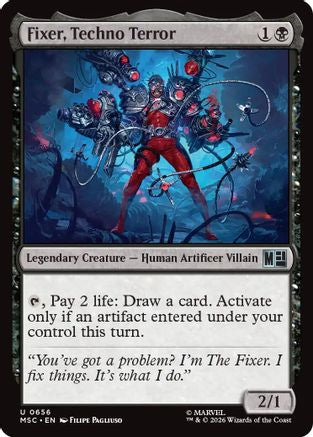 Fixer, Techno Terror (MSC-656) [Commander: Marvel Super Heroes] Foil