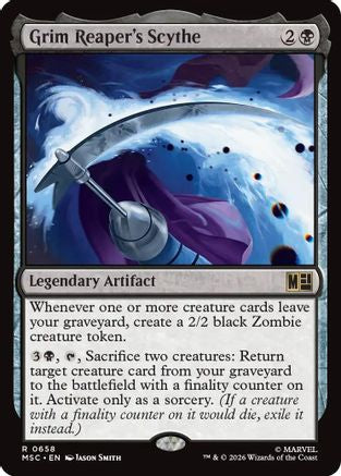 Grim Reaper's Scythe (MSC-658) [Commander: Marvel Super Heroes] Foil