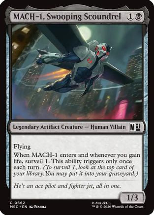 MACH-1, Swooping Scoundrel (MSC-662) [Commander: Marvel Super Heroes] Foil