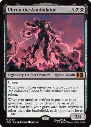 Ultron the Annihilator (MSC-668) [Commander: Marvel Super Heroes] Foil