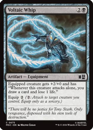Voltaic Whip (MSC-675) [Commander: Marvel Super Heroes]