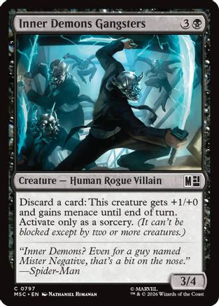 Inner Demons Gangsters (MSC-797) [Commander: Marvel Super Heroes] Foil
