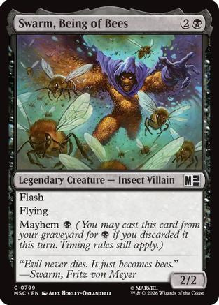 Swarm, Being of Bees (MSC-799) [Commander: Marvel Super Heroes] Foil