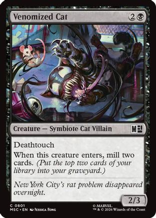 Venomized Cat (MSC-801) [Commander: Marvel Super Heroes]