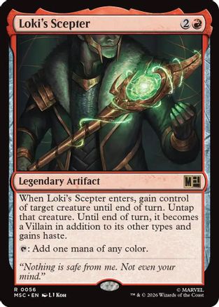 Loki's Scepter (MSC-056) [Commander: Marvel Super Heroes]