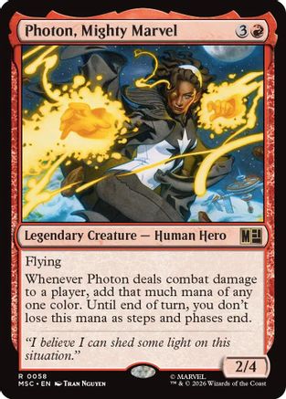 Photon, Mighty Marvel (MSC-058) [Commander: Marvel Super Heroes]
