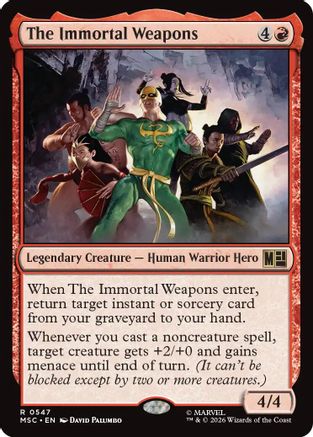 The Immortal Weapons (MSC-547) [Commander: Marvel Super Heroes] Foil