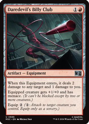 Daredevil's Billy Club (MSC-686) [Commander: Marvel Super Heroes] Foil
