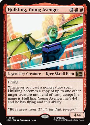 Hulkling, Young Avenger (MSC-689) [Commander: Marvel Super Heroes] Foil