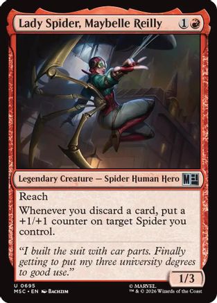 Lady Spider, Maybelle Reilly (MSC-695) [Commander: Marvel Super Heroes]