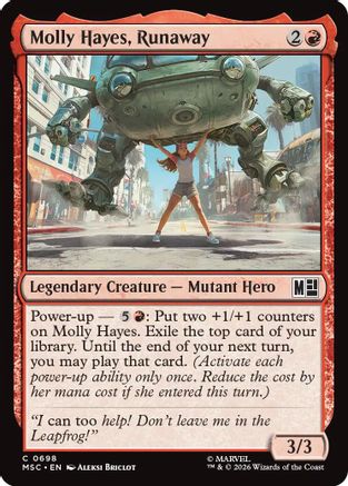 Molly Hayes, Runaway (MSC-698) [Commander: Marvel Super Heroes]