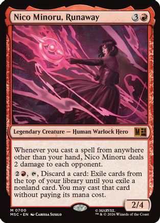 Nico Minoru, Runaway (MSC-700) [Commander: Marvel Super Heroes] Foil