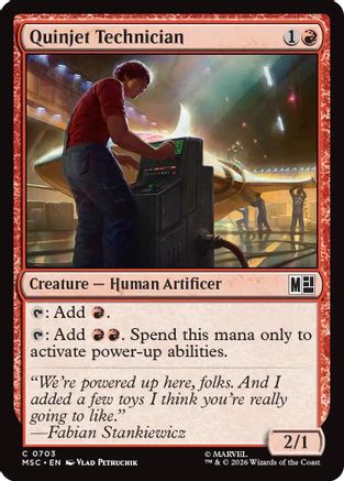 Quinjet Technician (MSC-703) [Commander: Marvel Super Heroes] Foil