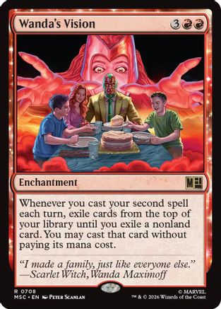 Wanda's Vision (MSC-708) [Commander: Marvel Super Heroes] Foil