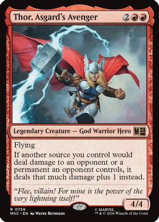 Thor, Asgard's Avenger (MSC-756) [Commander: Marvel Super Heroes]