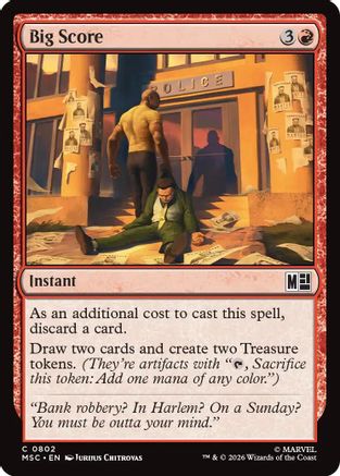 Big Score (MSC-802) [Commander: Marvel Super Heroes]