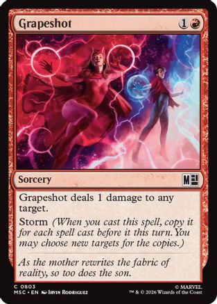 Grapeshot (MSC-803) [Commander: Marvel Super Heroes] Foil