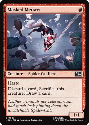 Masked Meower (MSC-807) [Commander: Marvel Super Heroes]