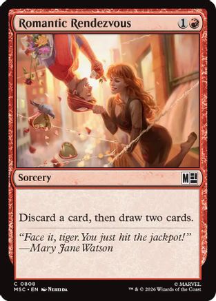 Romantic Rendezvous (MSC-808) [Commander: Marvel Super Heroes] Foil