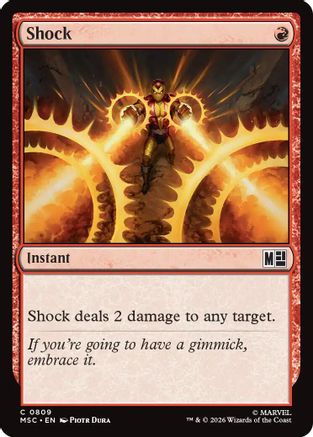 Shock (MSC-809) [Commander: Marvel Super Heroes]
