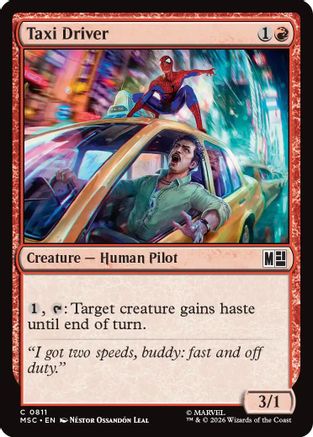 Taxi Driver (MSC-811) [Commander: Marvel Super Heroes] Foil