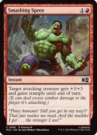 Smashing Spree (MSC-856) [Commander: Marvel Super Heroes]