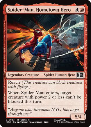 Spider-Man, Hometown Hero (MSC-857) [Commander: Marvel Super Heroes]