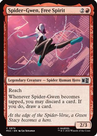 Spider-Gwen, Free Spirit (MSC-874) [Commander: Marvel Super Heroes]