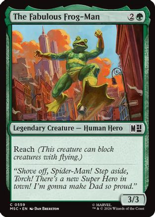 The Fabulous Frog-Man (MSC-559) [Commander: Marvel Super Heroes] Foil