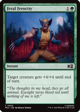 Feral Ferocity (MSC-560) [Commander: Marvel Super Heroes]
