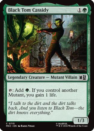 Black Tom Cassidy (MSC-715) [Commander: Marvel Super Heroes]