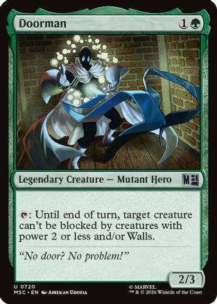 Doorman (MSC-720) [Commander: Marvel Super Heroes] Foil