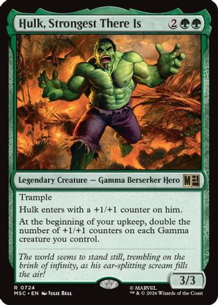 Hulk, Strongest There Is (MSC-724) [Commander: Marvel Super Heroes]