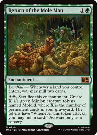 Return of the Mole Man (MSC-729) [Commander: Marvel Super Heroes] Foil