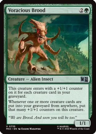 Voracious Brood (MSC-735) [Commander: Marvel Super Heroes]