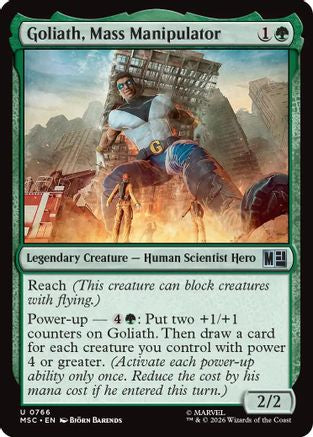 Goliath, Mass Manipulator (MSC-766) [Commander: Marvel Super Heroes]