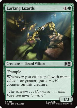 Lurking Lizards (MSC-816) [Commander: Marvel Super Heroes]