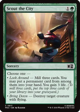 Scout the City (MSC-817) [Commander: Marvel Super Heroes] Foil