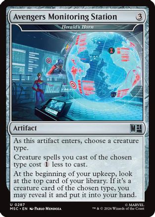 Avengers Monitoring Station - Herald's Horn (MSC-287) [Commander: Marvel Super Heroes]