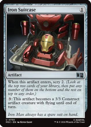 Iron Suitcase (MSC-750) [Commander: Marvel Super Heroes] Foil
