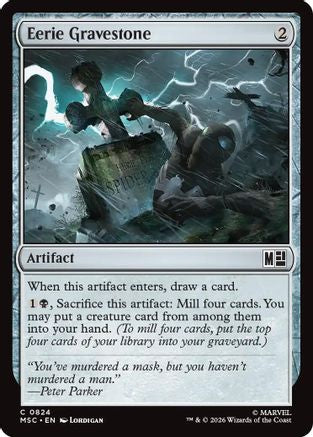 Eerie Gravestone (MSC-824) [Commander: Marvel Super Heroes] Foil